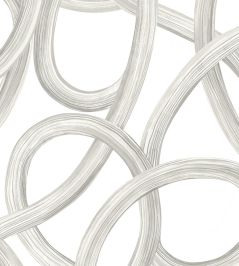 Twisted Geo Wallpaper by Ohpopsi Silver Twisted Geo Wallpaper by Ohpopsi Silver
