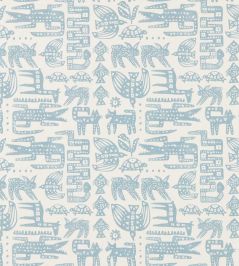 Twycross Wallpaper by Scion Coast Blue Twycross Wallpaper by Scion Coast Blue