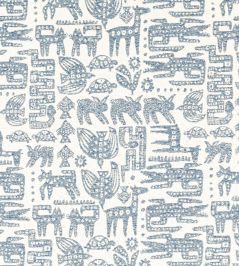 Twycross Fabric by Scion Mist Twycross Fabric by Scion Mist