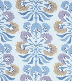Tybee Tree Fabric by Thibaut Lavender and Blue Tybee Tree Fabric by Thibaut Lavender and Blue