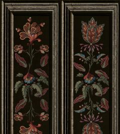 Tyrolean Panel Wallpaper by MINDTHEGAP Black Tyrolean Panel Wallpaper by MINDTHEGAP Black