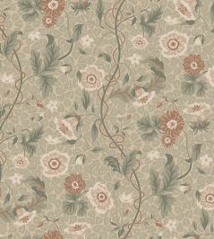 Ulla Wallpaper by Sandberg Garden Green Ulla Wallpaper by Sandberg Garden Green