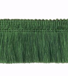 Unicolour Moss Fringe 45mm Trimming by Houles Forest Green Unicolour Moss Fringe 45mm Trimming by Houles Forest Green