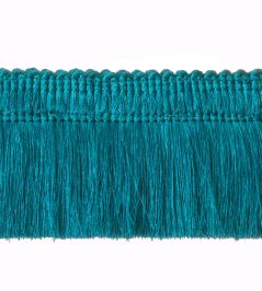 Unicolour Moss Fringe 45mm Trimming by Houles Ocean Blue Unicolour Moss Fringe 45mm Trimming by Houles Ocean Blue