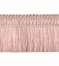 Unicolour Moss Fringe 45mm Trimming by Houles Rose Unicolour Moss Fringe 45mm Trimming by Houles Rose