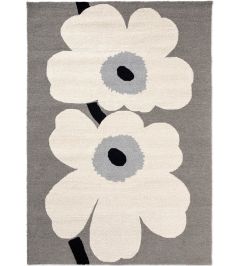 Unikko Anniversary Outdoor Rug by Marimekko Grey Unikko Anniversary Outdoor Rug by Marimekko Grey