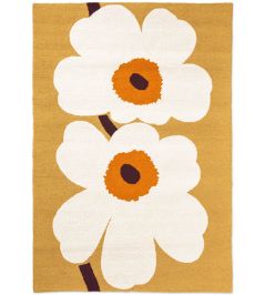Unikko Anniversary Outdoor Rug by Marimekko Honey Unikko Anniversary Outdoor Rug by Marimekko Honey