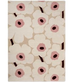 Unikko Rug by Marimekko Beige/Pink Unikko Rug by Marimekko Beige/Pink