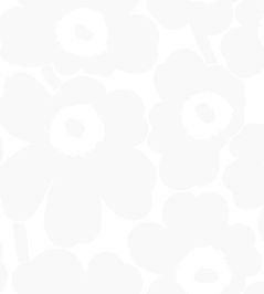 Unikko Wallpaper by Marimekko White Unikko Wallpaper by Marimekko White