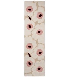 Unikko Runner Rug by Marimekko Beige/Pink Unikko Runner Rug by Marimekko Beige/Pink