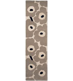 Unikko Runner Rug by Marimekko Greige Unikko Runner Rug by Marimekko Greige