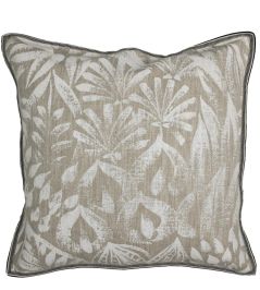 Valarta Cushion 45 x 45cm by Maison Casamance Blanc Valarta Cushion 45 x 45cm by Maison Casamance Blanc