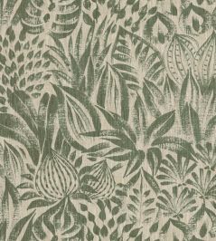 Valarta Fabric by Casamance Kaki Valarta Fabric by Casamance Kaki