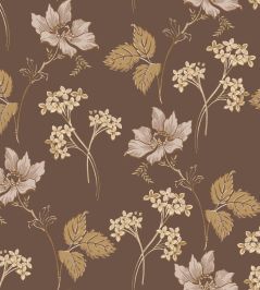Valborg Wallpaper by Borastapeter Brown Valborg Wallpaper by Borastapeter Brown