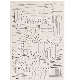Valley Route Rug by Asiatic Ivory/Charcoal 03 Valley Route Rug by Asiatic Ivory/Charcoal 03