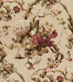V&A Georgette Fabric by Arley House Biscuit V&A Georgette Fabric by Arley House Biscuit