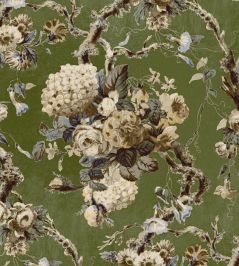 V&A Georgette Fabric by Arley House Olive V&A Georgette Fabric by Arley House Olive