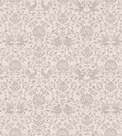 V&A Heraldic Birds Fabric by Arley House Beige V&A Heraldic Birds Fabric by Arley House Beige
