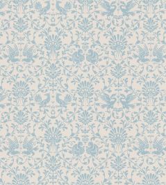 V&A Heraldic Birds Fabric by Arley House Duck Egg V&A Heraldic Birds Fabric by Arley House Duck Egg