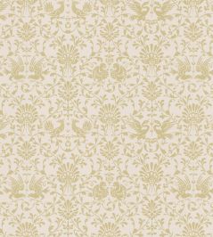 V&A Heraldic Birds Fabric by Arley House Gold V&A Heraldic Birds Fabric by Arley House Gold
