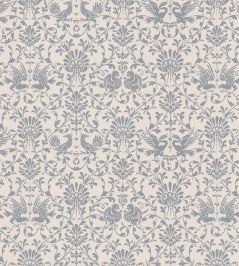 V&A Heraldic Birds Fabric by Arley House Slate Grey V&A Heraldic Birds Fabric by Arley House Slate Grey