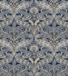 V&A Lacewing Fabric by Arley House Indigo V&A Lacewing Fabric by Arley House Indigo
