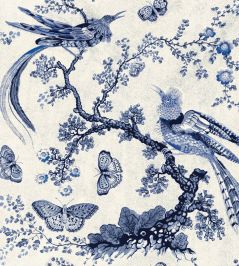 V&A Paradise Fabric by Arley House Indigo V&A Paradise Fabric by Arley House Indigo