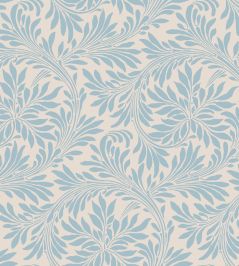 V&A Rolling Leaves Fabric by Arley House Duck Egg V&A Rolling Leaves Fabric by Arley House Duck Egg