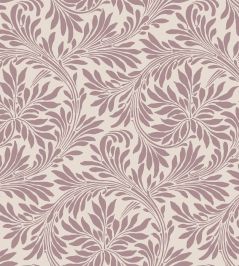 V&A Rolling Leaves Fabric by Arley House Pink V&A Rolling Leaves Fabric by Arley House Pink