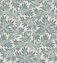 V&A Rolling Leaves Fabric by Arley House Sage Green V&A Rolling Leaves Fabric by Arley House Sage Green