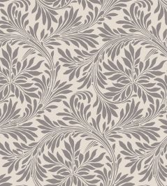 V&A Rolling Leaves Fabric by Arley House Taupe V&A Rolling Leaves Fabric by Arley House Taupe
