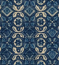 Varanasi Wallpaper by MINDTHEGAP Indigo Varanasi Wallpaper by MINDTHEGAP Indigo
