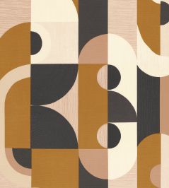 Vassily Wallpaper by Casamance Noir/Mordore Vassily Wallpaper by Casamance Noir/Mordore