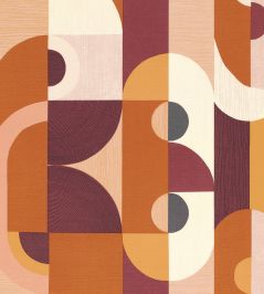 Vassily Wallpaper by Casamance Rose Vassily Wallpaper by Casamance Rose