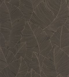 Vegetalia Wallpaper by Caselio Noir Sepia Vegetalia Wallpaper by Caselio Noir Sepia