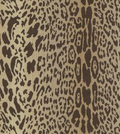 Velours Leopard Fabric by Nobilis Taupe Velours Leopard Fabric by Nobilis Taupe