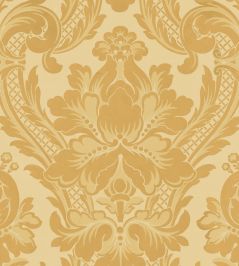 Venetian Damask Wallpaper by Coordonne Mustard Venetian Damask Wallpaper by Coordonne Mustard
