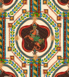 Venetian Ornament Wallpaper by MINDTHEGAP Multi-Coloured Venetian Ornament Wallpaper by MINDTHEGAP Multi-Coloured