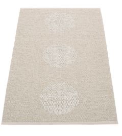 Vera 2.0 Rug by Pappelina Linen/Stone Metallic Vera 2.0 Rug by Pappelina Linen/Stone Metallic