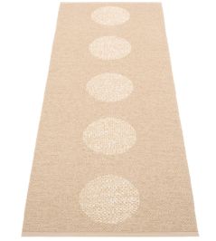 Vera 2.0 Runner Rug by Pappelina Beige/Beige Metallic Vera 2.0 Runner Rug by Pappelina Beige/Beige Metallic