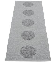 Vera 2.0 Runner Rug by Pappelina Grey/Granit Metallic Vera 2.0 Runner Rug by Pappelina Grey/Granit Metallic