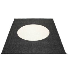 Vera One Rug by Pappelina Black/Vanilla Vera One Rug by Pappelina Black/Vanilla