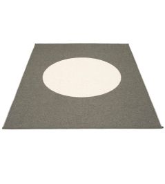 Vera One Rug by Pappelina Charcoal/Vanilla Vera One Rug by Pappelina Charcoal/Vanilla