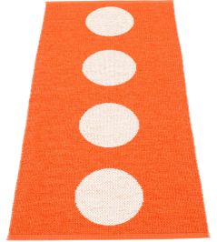 Vera Rug by Pappelina Orange/Vanilla Vera Rug by Pappelina Orange/Vanilla