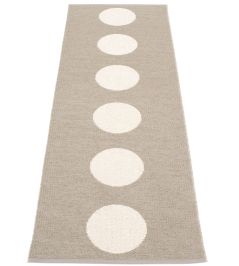 Vera Runner Rug by Pappelina Mud/Vanilla Vera Runner Rug by Pappelina Mud/Vanilla