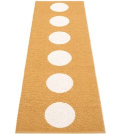 Vera Runner Rug by Pappelina Ochre/Vanilla Vera Runner Rug by Pappelina Ochre/Vanilla