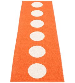 Vera Runner Rug by Pappelina Orange/Vanilla Vera Runner Rug by Pappelina Orange/Vanilla