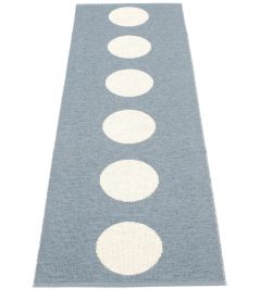 Vera Runner Rug by Pappelina Storm/Vanilla Vera Runner Rug by Pappelina Storm/Vanilla