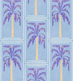 Veraneo Wallpaper by Coordonne Blue Veraneo Wallpaper by Coordonne Blue
