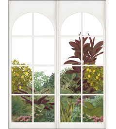 Verdant Cascade Mural by Caselio Multicouleurs Verdant Cascade Mural by Caselio Multicouleurs